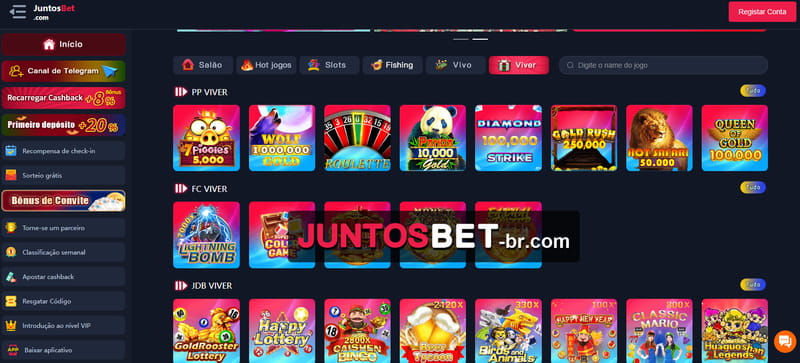 Cadastre e ganhe bonus para jogar